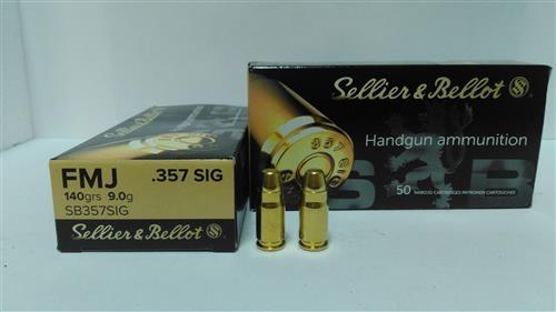 357 SIG. FMJ-140 GRN. (SELLIER-BELLOT) TABANCA FİŞEĞİ