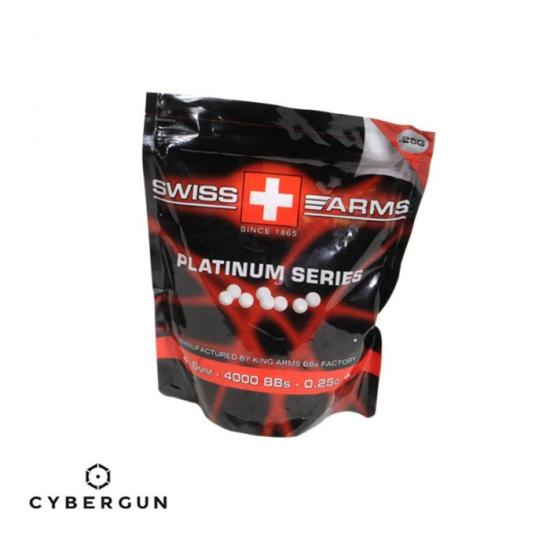 CYBERGUN Swiss Arms Premium 0,25G 4000* Airsoft BB