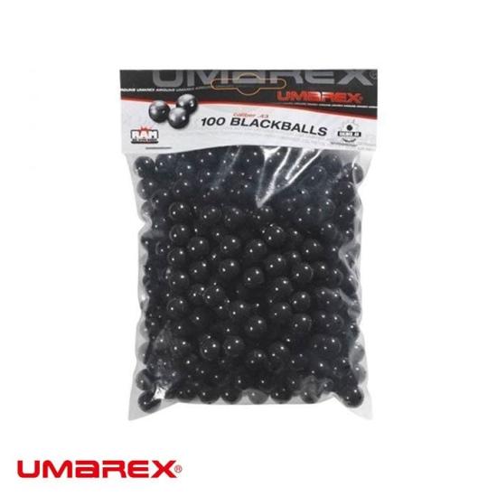 UMAREX Plastik Bilye .43Cal Siyah - 1/100  Adet-dy