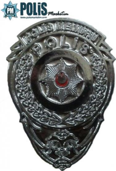 Polis  Metal Cüzdan  Arması (büyük) Stickerli