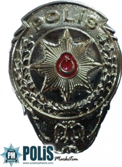 Polis  Metal Cüzdan  Arması (Stickerli)