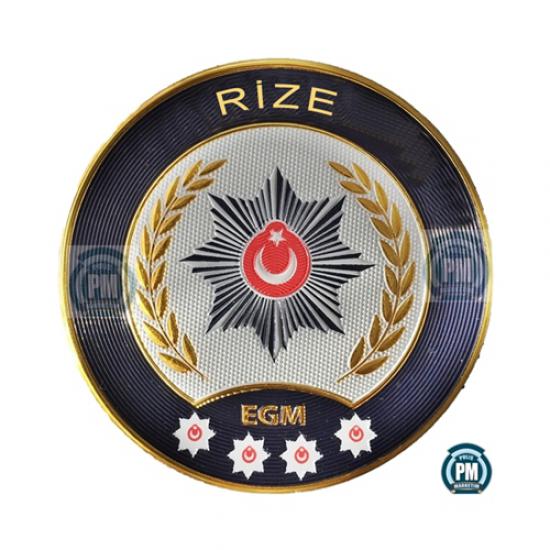 EGM RİZE İl Kol Arması