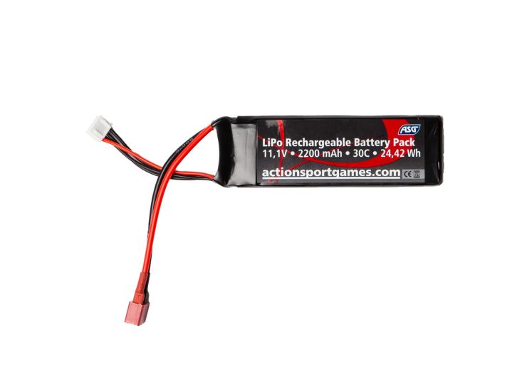 ASG 11,1V 2200 mAh 30C LiPo T-Plug Li-po Pil