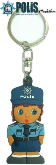 Bayan Polis Anahtarlık