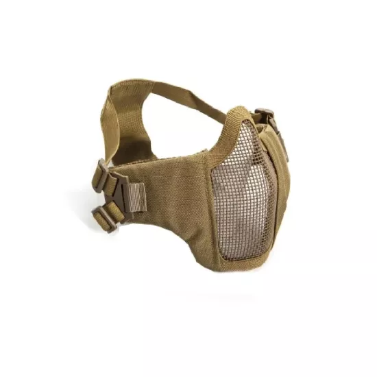 ASG Metal Mesh Çene ve Ağız Korumalı Tan Airsoft Maskesi