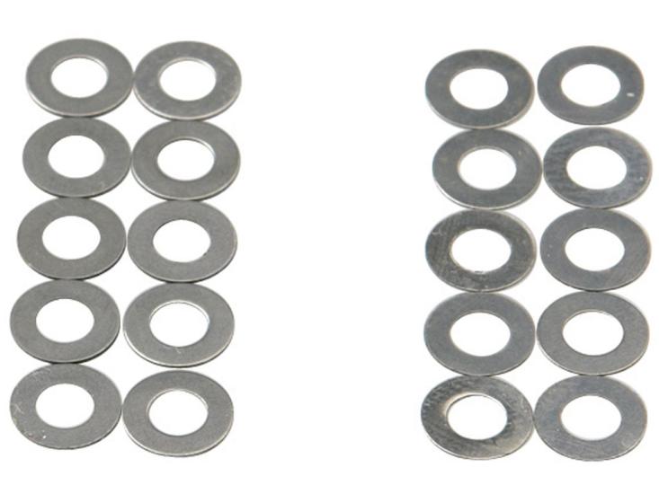 ASG SHIM SET - 10 Parça 0.015MM & 10 Parça 0.3MM