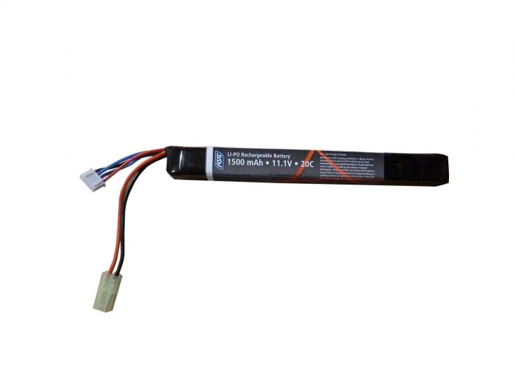 LiPo 11.1 volt 3S 1500 MAH 20C Çubuk Pil