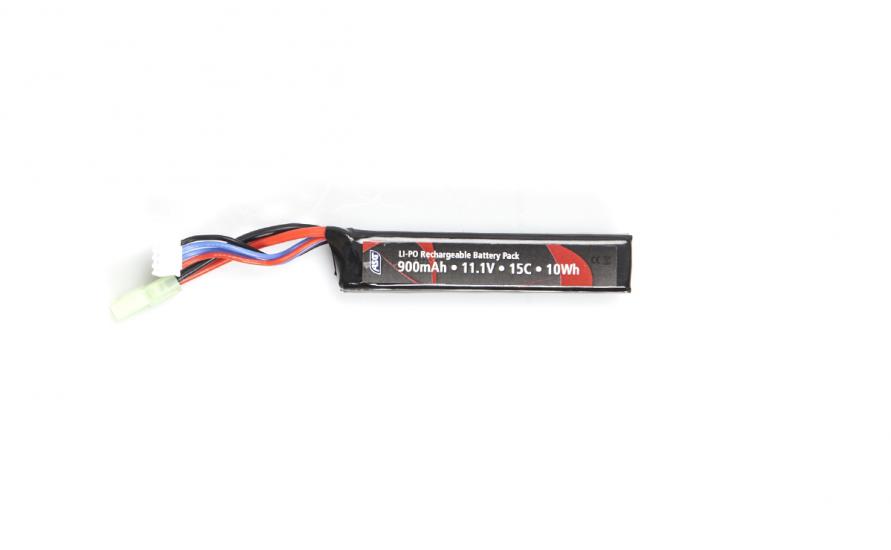 LiPo 11.1 volt 3S 900 MAH 15C Stock Tube Stick Çubuk Pil