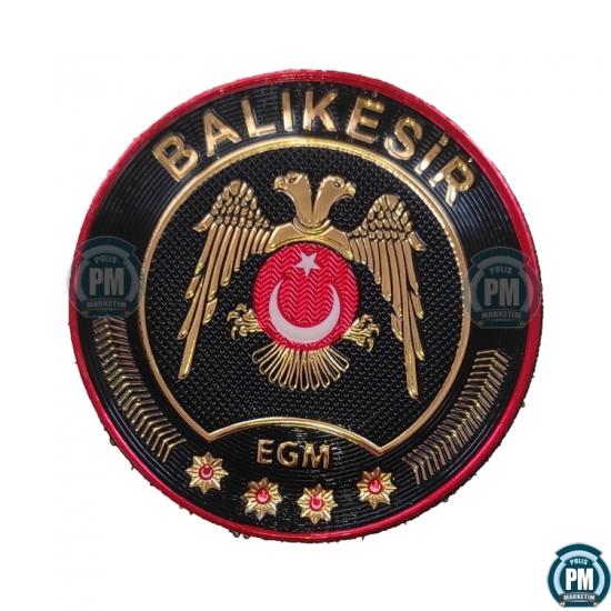 Çevik Kuvvet Balıkesir Kol Arması 3D Yeni Tip Arma