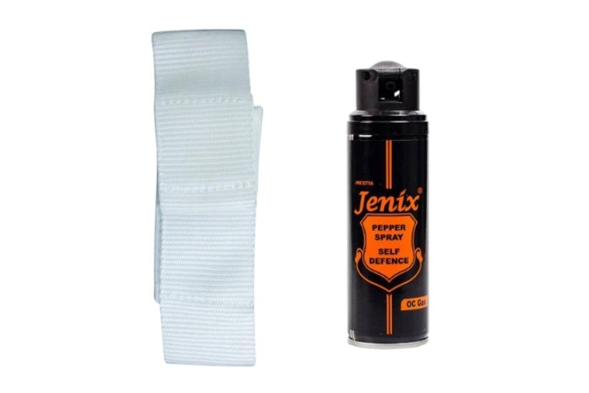 Jenix Biber Gazı Büyük Boy 100ml ve İmperteks Beyaz Kumaş Kılıf