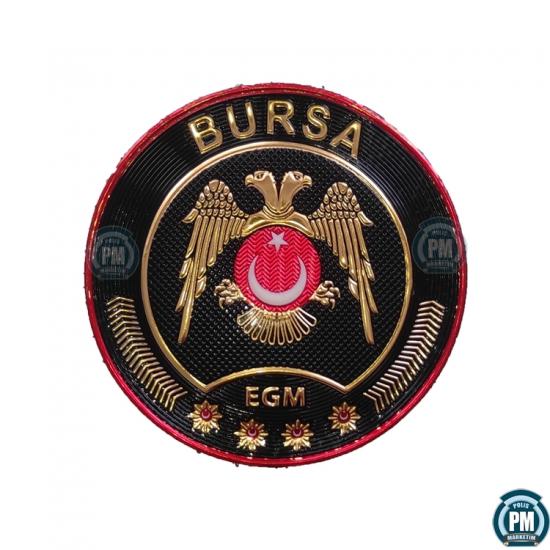 Çevik Kuvvet Bursa Kol Arması 3D Yeni Tip Arma