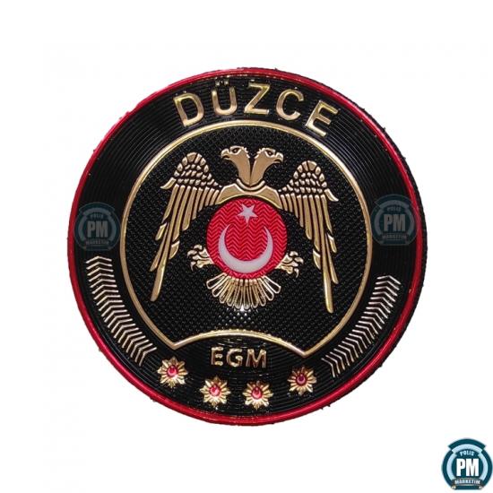 Çevik Kuvvet Düzce Kol Arması 3D Yeni Tip Arma