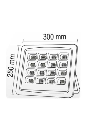 Forlife FL-3143 160W 6500K Beyaz Solar Projektör