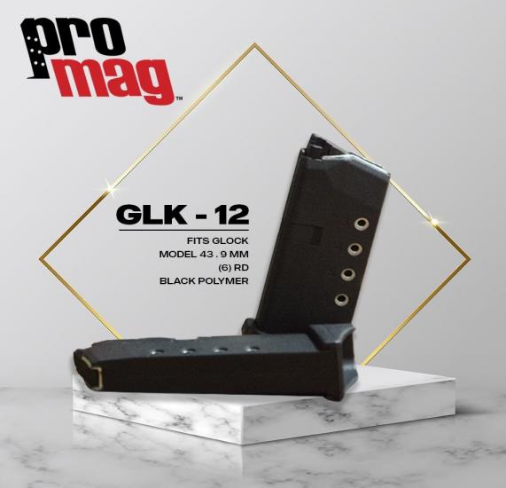 PROMAG Glock® Model 43 9mm (6 Kapasite)