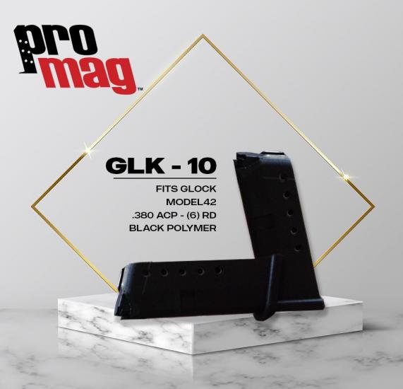 PROMAG Glock® Model 42 .380 ACP (6 Kapasite) -