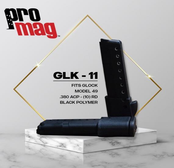 PROMAG Glock® Model 42 .380 ACP (10 Kapasite)