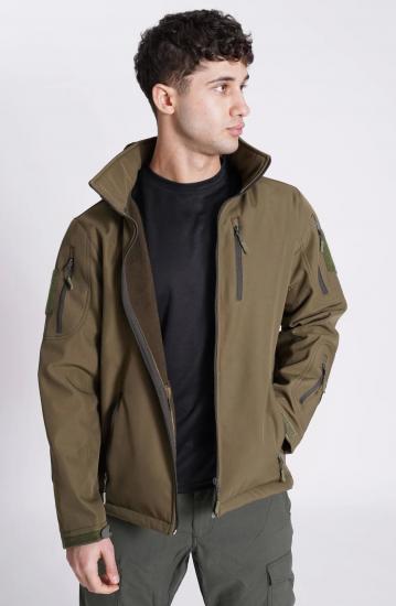Softshell Yağmur Geçirmez Mont Haki