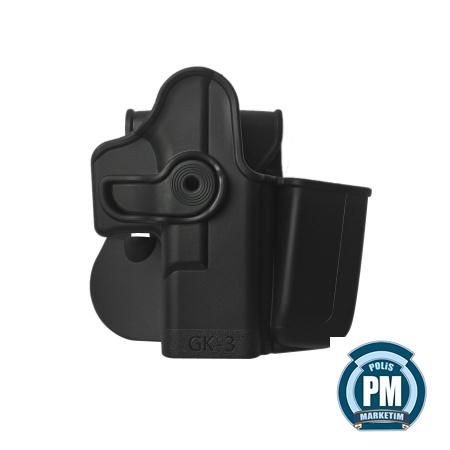 IMI Glock 17-22-31-19-23-32-36 Sağ Tabanca Kılıfı (siyah) Orijinal 