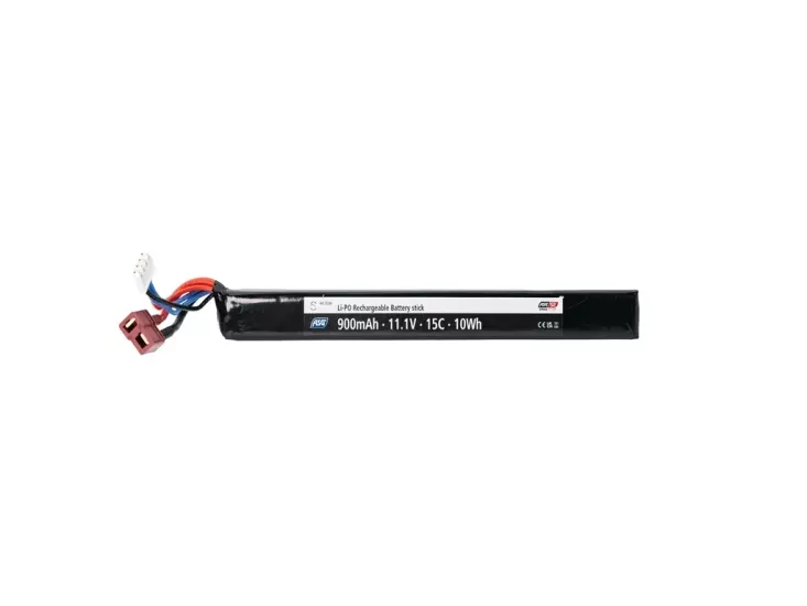 11.1v Li-Po Pil 900 mAh 15C tekli T-Plug
