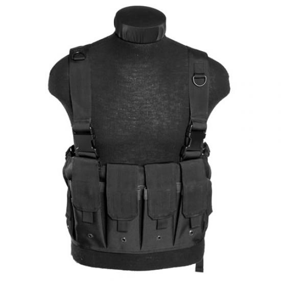 Tactical Yelek BLACK MAG CHEST RIGG