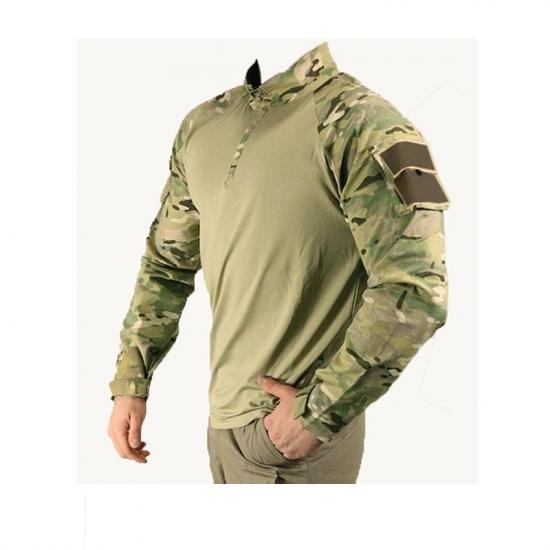 Multicam Askeri Kamuflaj Combat T-shirt