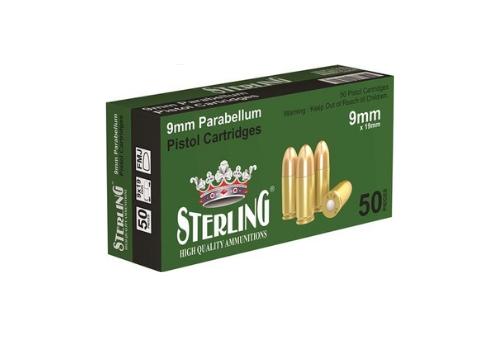 9X19 MM (PARA) TURAÇ-STERLING FMJ-124 GRN. TABANCA FİŞEĞİ