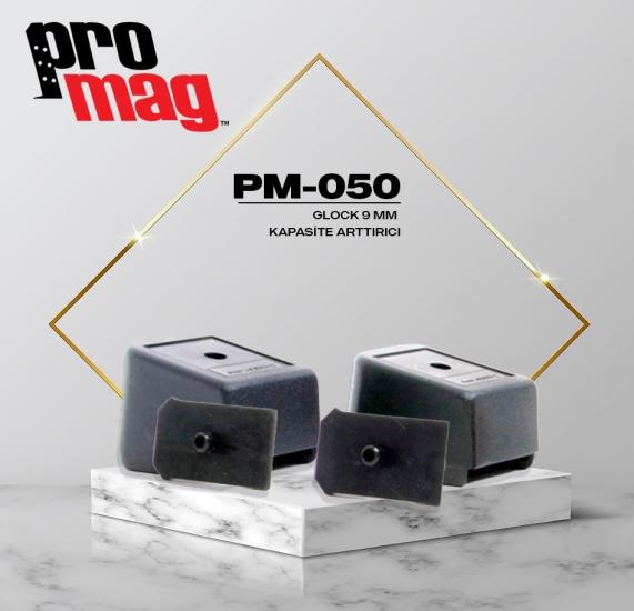 PROMAG Glock® 9mm (+2) & .40 S&W (+1) Şarjör Uzatıcı (2 Adet) - Siyah Polimer