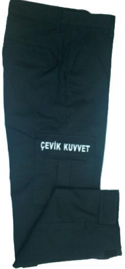 Bayan Çevik Kuvvet Lacivert Polis Pantolonu