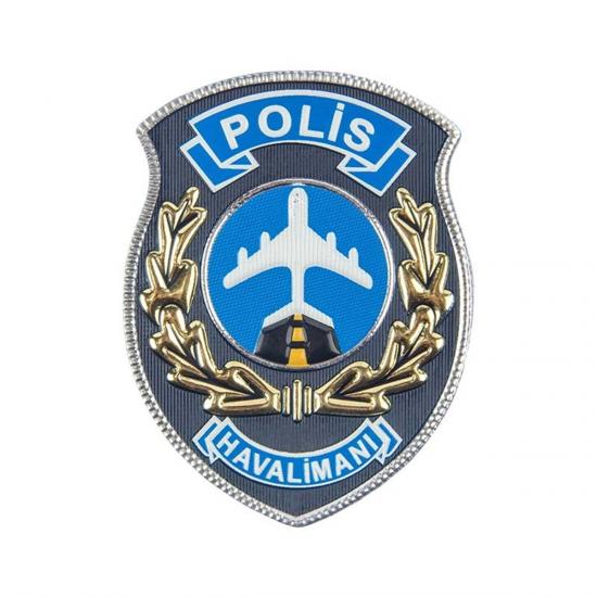 Polis Havalimanı Arması Yeni 3 Boyutlu