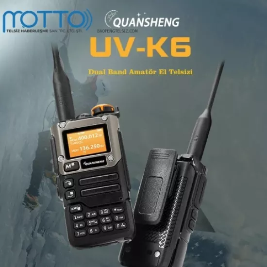 Quansheng UV-K6 El Telsizi