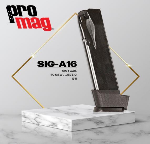PROMAG Sig Sauer® P229™ .40 S&W & .357 SIG (15 Kapasite)