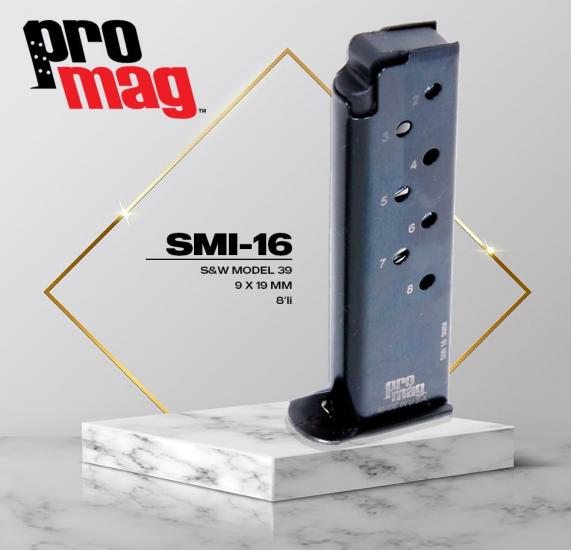 PROMAG Smith & Wesson® Model 39 9mm (8 Kapasite)