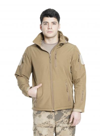 Softshell Yağmur Geçirmez Mont Tan