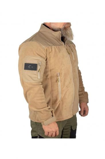 Tan Softshell Parçalı Taktik Polar