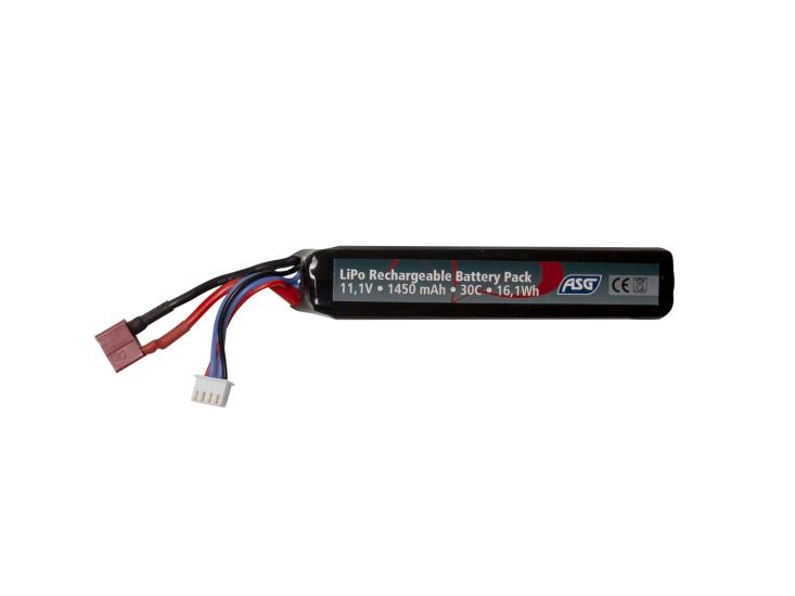 ASG 11,1V 1450 mAh 30C LiPo T-Plug Li-po Pil