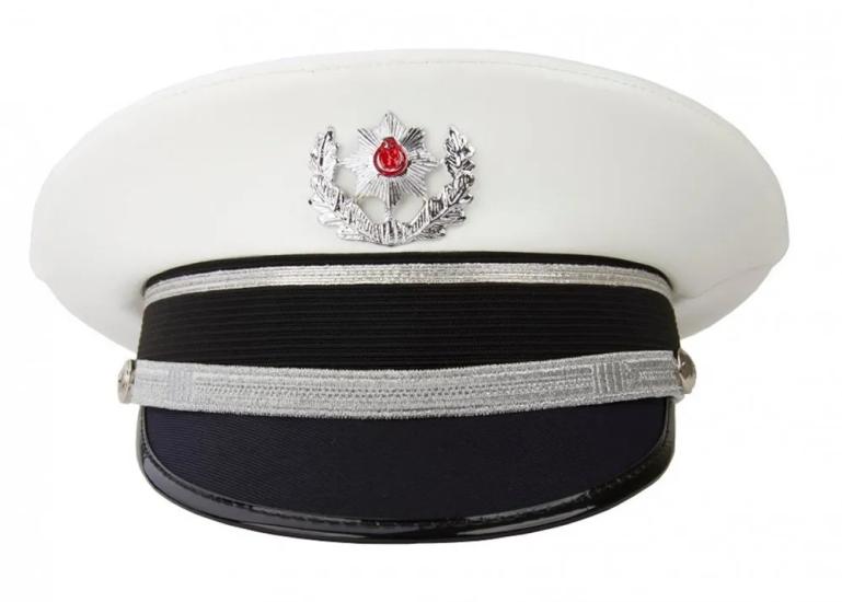 Polis Amir Tören Şapkası Beyaz