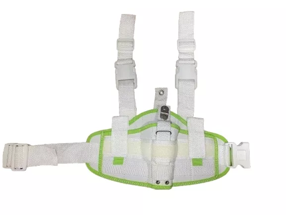 Çift Nokta Beyaz-Yeşil Bacak Kılıfı