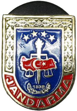 Jandarma Metal Kemer Arması