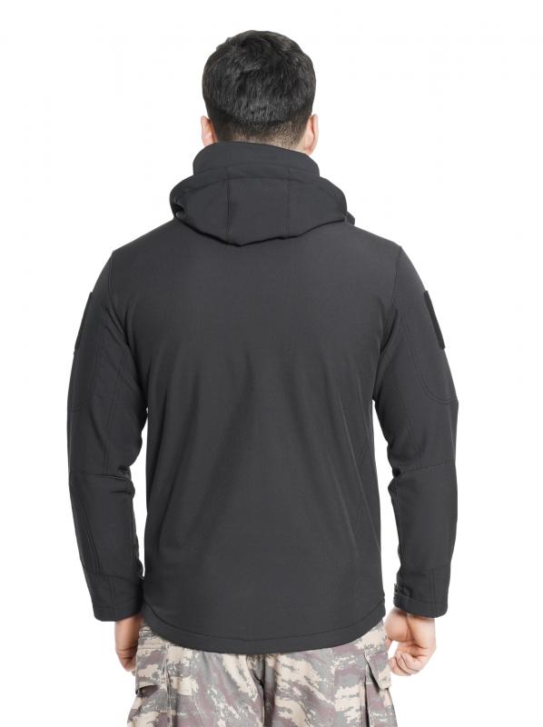 Softshell Yağmur Geçirmez Mont Siyah