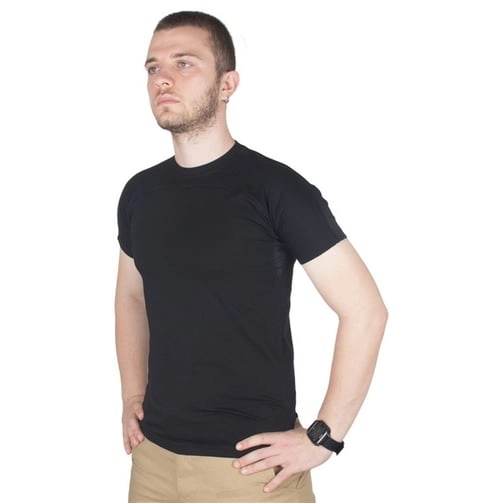 Hovergym Taktikal Outdoor Bisiklet Yaka Tişört – Siyah