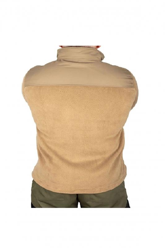 Tan Softshell Parçalı Taktik Polar