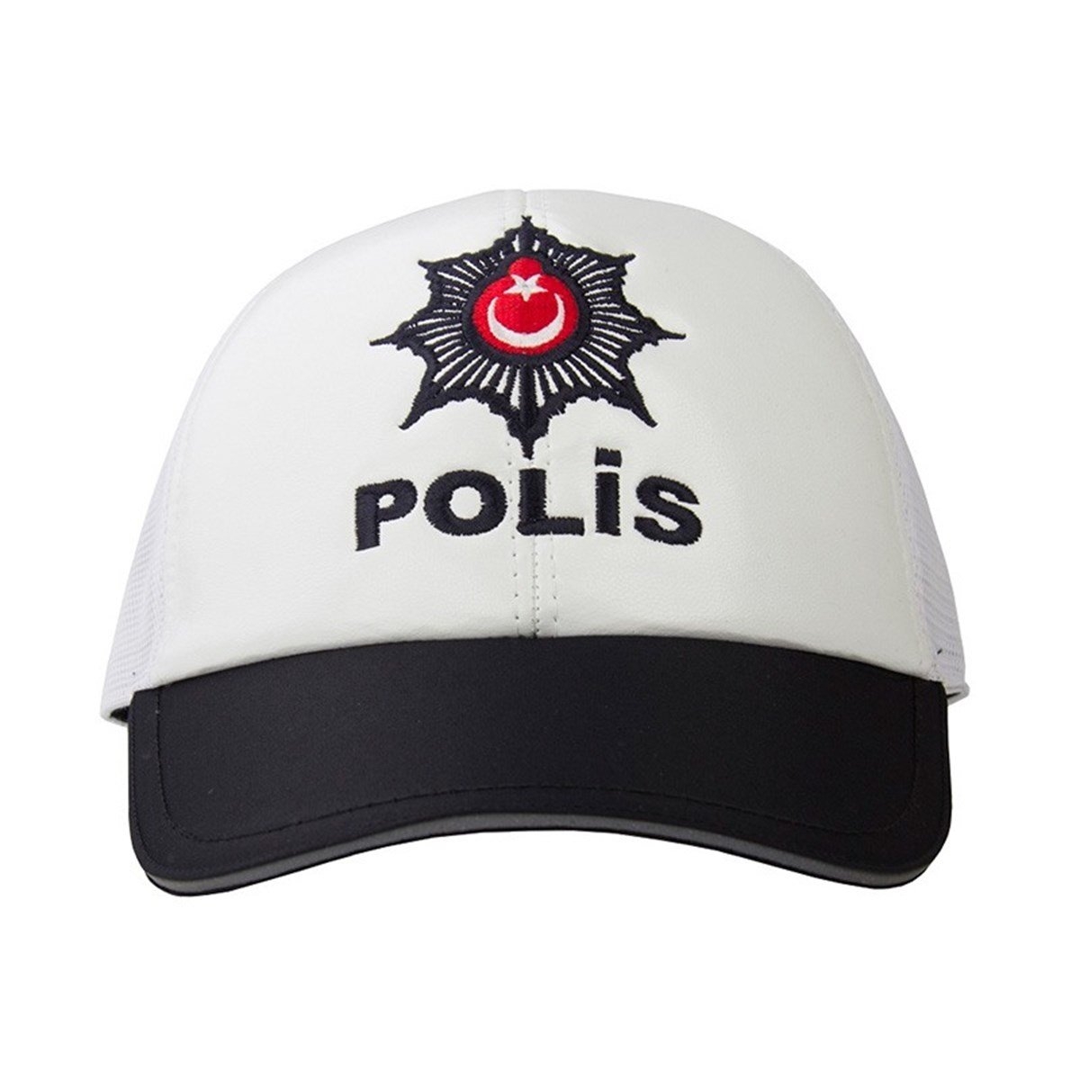 Trafik Polisi Amir Yazlık Şapka  ( reflektörlü ) 1.kalite