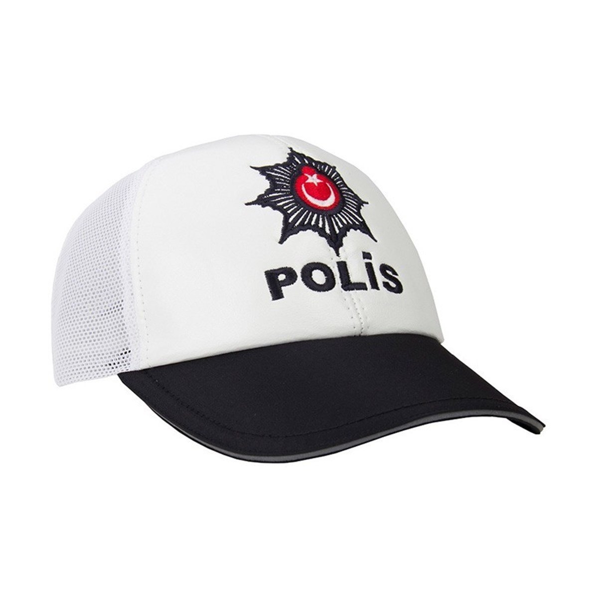 Trafik Polisi Amir Yazlık Şapka  ( reflektörlü ) 1.kalite