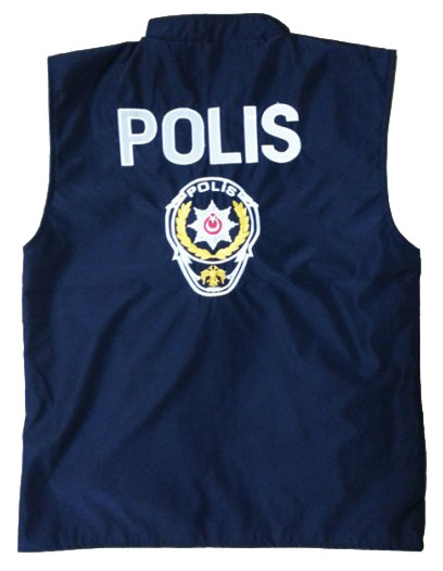 Çift Taraflı Polis Yeleği ( kaliteli kumaştan üretilmiştir ) XXL Beden