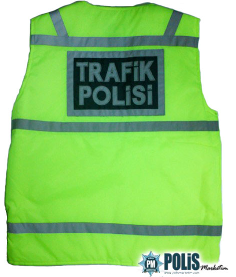 REFLEKTÖRLÜ TRAFİK POLİS YELEĞİ (ELYAFLI)