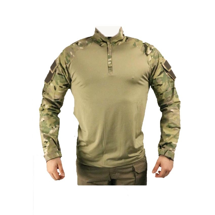 Multicam Askeri Kamuflaj Combat T-shirt